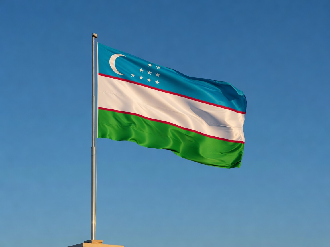 Uzbekistan Flag